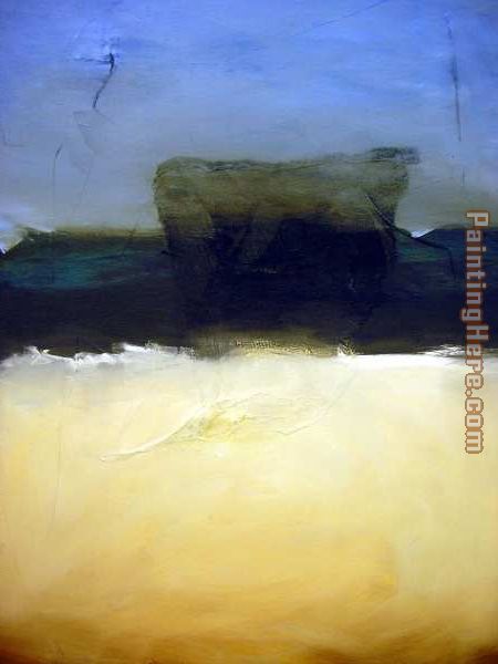 Submerging Rock i painting - 2010 Submerging Rock i art painting
